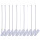 Car Window Flag Pole Car Window Flagpoles White 10pcs 1