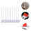 Car Window Flag Pole Car Window Flagpoles White 10pcs 4