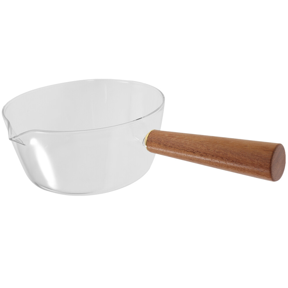 Milk Warmer Pot Cooking Soup Wood 1Pack Vaguelly