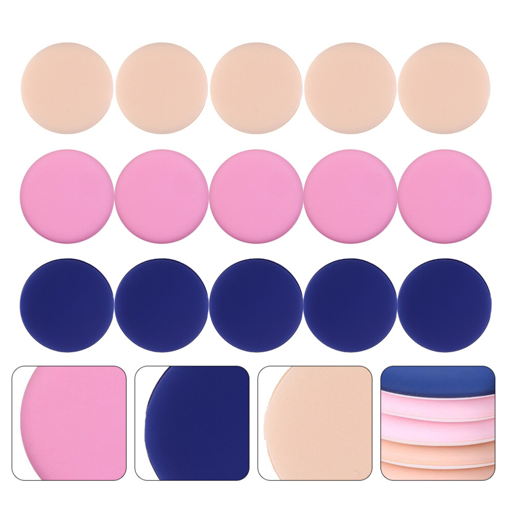 Vaguelly Cream 15 Pcs Square Powder Puff Puff Makeup Cosmetic Powder Puff