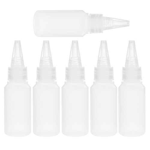 6 Pcs Storage Bins With Lids Industrial Glue Bottle