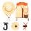 Kid Explorer Set Outdoor Activities Vest Hat For 3