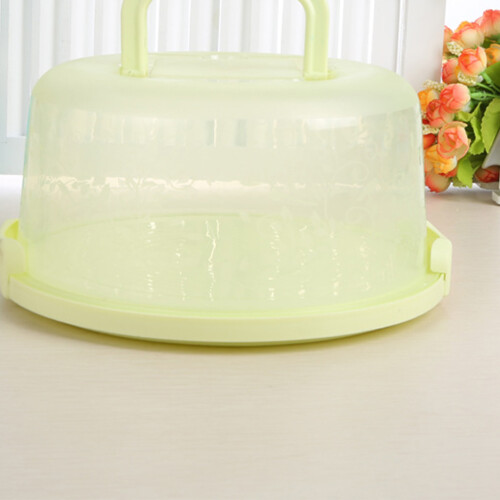 Transparenter Kunststoff Kuchenbox Behälter Displayständer Halter 1