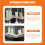 2pcs Foldable Plastic Wall Mounted Racks Storage Shelves For Bathroom 11