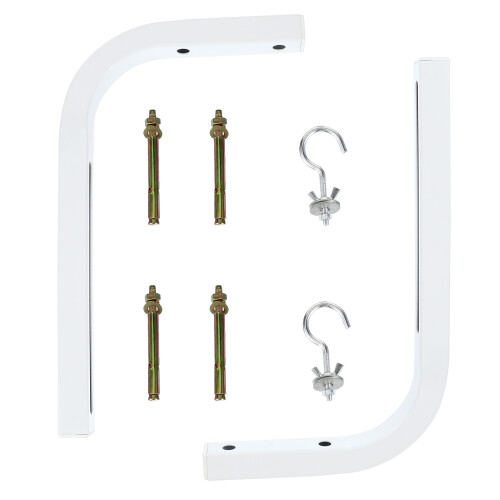 2 Pcs Brackets Wall Universal Projector Screen Holder Hangers 2