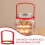 Zehuanyu Water Jug Corrugated Makeup Brushes Pitcher Red 6