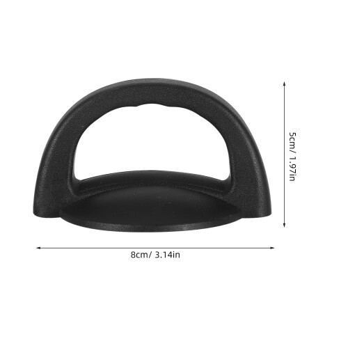 Sturdy Pot Cover Handle Replacement Black 10pcs 2