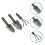 Small Garden Tools Plastic 1 Set 10.02x3.14x0.79in 5