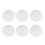 Drawing Board Canvas White 6pcs Round Shape 5