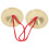 Orff Teaching Aids Finger Cymbal Brass Musical Instruments 9