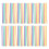 100pcs Wood Music Sticks Assorted Color Simple Materials 11