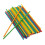 100pcs Wood Music Sticks Assorted Color Simple Materials 6