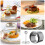 Cold Dish Shaper Stainless Steel Round 3pcs 10