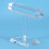 Solid Acrylic Jewelry Display Holder Transparent Bracelet Stand 6