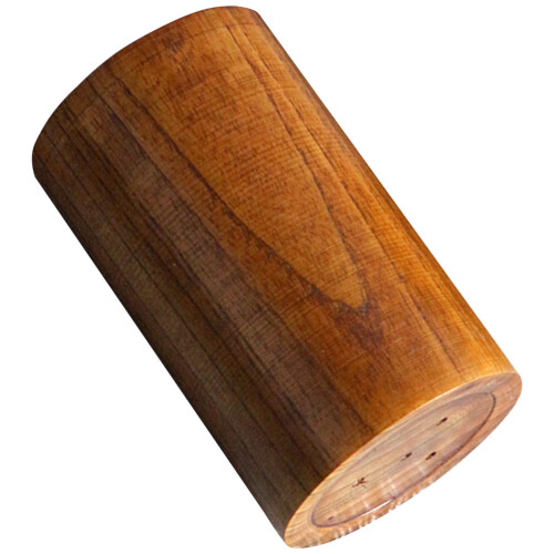 Natural Wood Kitchen Utensil Holder Compact Dining Table Organizer