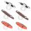 6Pcs Reusable Straw Covers End Caps Protectors Decors 1