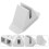 Fence Post Base Bracket White Pp 5set For Extra Stability 11