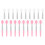 20Pcs Plastic Silicone Lipstick Brush Assorted Colors Daily Use 1