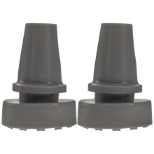 2 Pcs Non-Slip Rubber Pad Walking Stick Rubbers Crutch Accessories