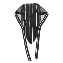 Elastic Cooking Cap Chef Hat Reusable Cotton Striped 1pcs