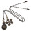 2Pcs Golden Zinc Alloy Ceiling Fan Chain Durable Pull Chain Extension 10