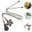 2Pcs Golden Zinc Alloy Ceiling Fan Chain Durable Pull Chain Extension 3
