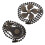 2Pcs Golden Zinc Alloy Ceiling Fan Chain Durable Pull Chain Extension 2