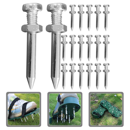 26pcs Core Aerator Lawn Tool For Gardening 4.2x0.8cm 1