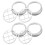 1Set Robust Silbernes Blumensteckgitter Für Und 1