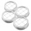 1Set Robust Silbernes Blumensteckgitter Für Und 3