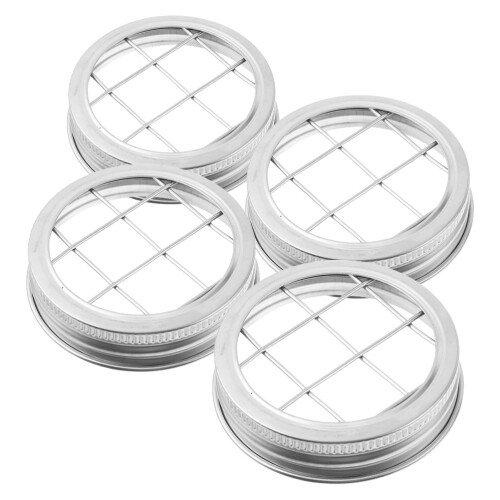 1Set Robust Silbernes Blumensteckgitter Für Und 2