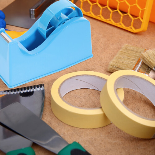 Hand Held Tape Dispenser Mini Cutter Adhesive Paper Machine 1
