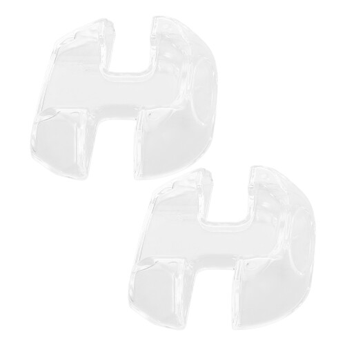 2Pcs Clear Acrylic Skates Display Stand Space-Saving Ice Skate Holder