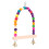1X Multi Kleur Vogel Swing Speelstand Papegaaien 3