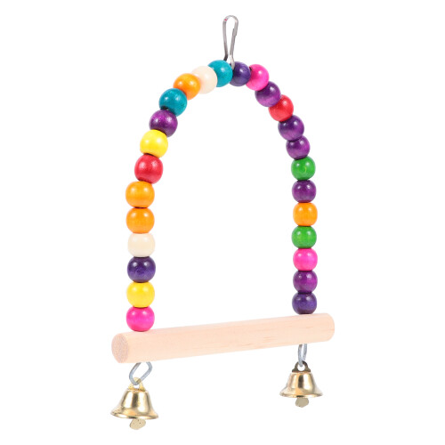 1X Multi Kleur Vogel Swing Speelstand Papegaaien 2