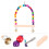 1X Multi Kleur Vogel Swing Speelstand Papegaaien 9