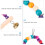 1X Multi Kleur Vogel Swing Speelstand Papegaaien 11