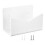 Mail Organizer Acrylic 1pcs 6.0x4.0x2.4in Wall Mounted 1