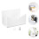 Mail Organizer Acrylic 1pcs 6.0x4.0x2.4in Wall Mounted 11