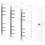 Zehuanyu  3 Pcs Aesthetic Binder Notebook Covers Checkbook Transparent 5