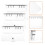 Zehuanyu  3 Pcs Aesthetic Binder Notebook Covers Checkbook Transparent 6