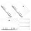Zehuanyu  3 Pcs Aesthetic Binder Notebook Covers Checkbook Transparent 7