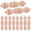 10pcs Wine Cabinet Buffet Cabinet Multi-Functional Khaki 11