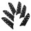 6Pcs Kitchen Plastic Cutter Sleeves Black Knife Protective Covers 1