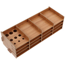 1Ensemble Organisateur Bois Pour Accessoires De Peinture Diamant