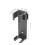 Wall Mounted Hair Styling Tool Organizer Silver Aluminum 1pcs 2