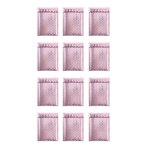 12pcs Mailers Padded Envelopes Wrapping Envelope (Pink)