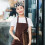 1Unisex Koksbaret Zwart-Wit Geruit Restaurants 5
