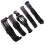 5 Pcs Bracelet Set Man Braided Cord Adjustable Woven 1