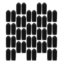 100St DIY Haarband Rubber Zwart Slijtvast En Praktisch